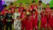 我们是冠军！U15国少东亚杯捧杯时刻🏆